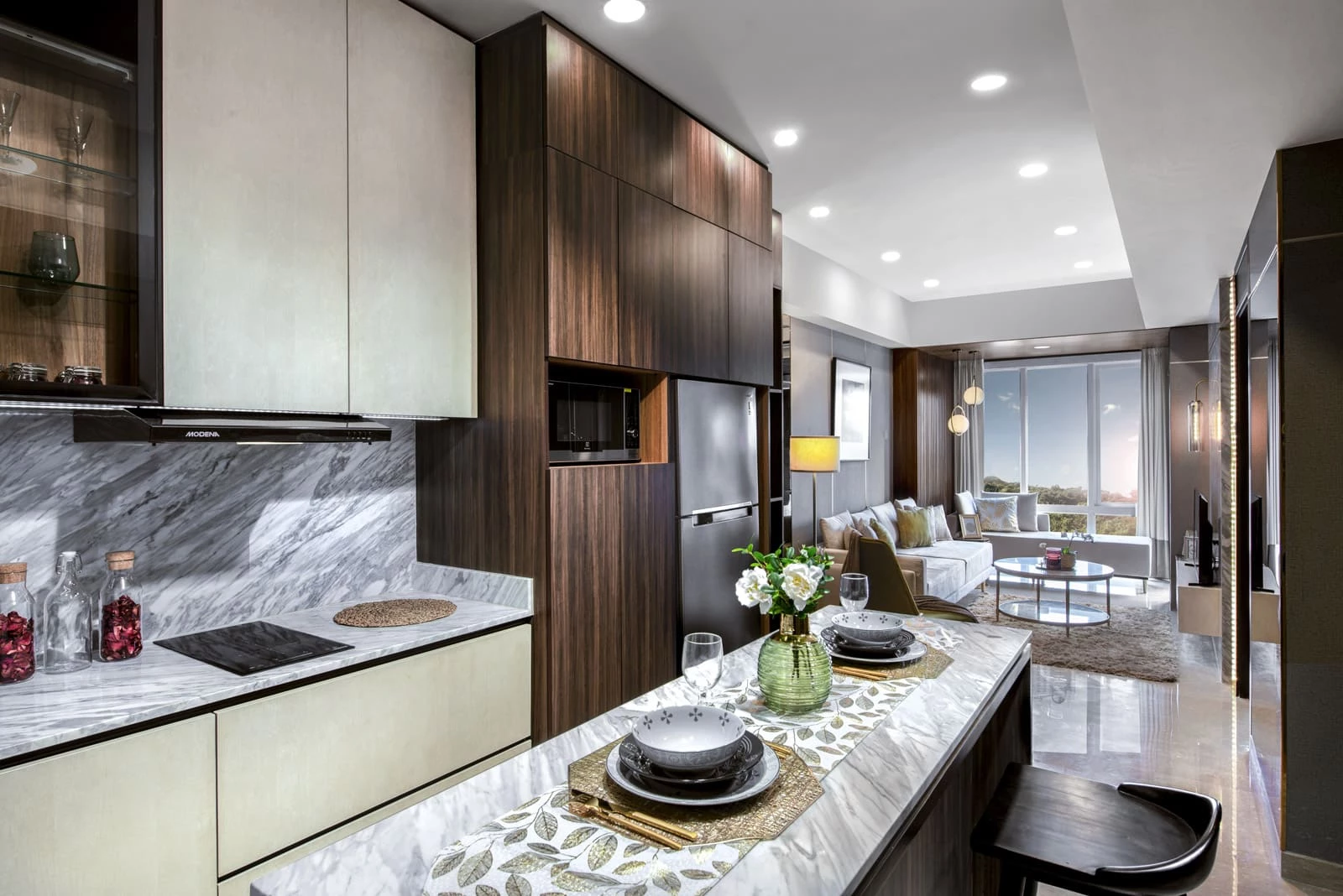 Luxurious Deluxe (A,L) - Kitchen _ Dining Room