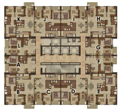 Luxurious Suite A (H,K) - Floor Plan