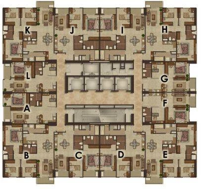 Luxurious Superior (I,J) - Floor Plan